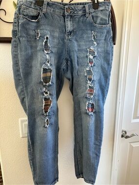 Revolution & Revolt distressed jeans size 16